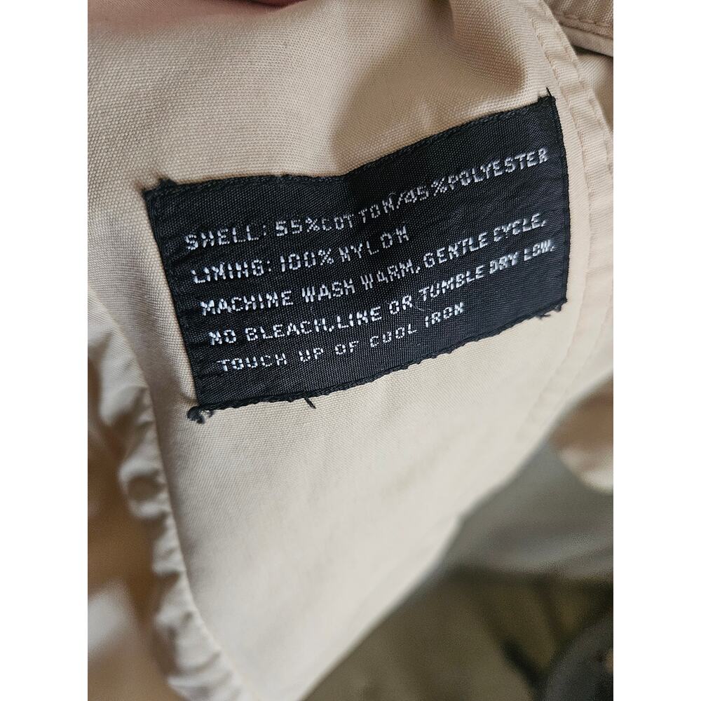 Vintage Neutral Trench Coat – Women’s Size 15 (Fits Modern S/M) - Picture 12 of 13